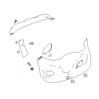 OEM Cadillac STS Nut - Push In, Multi Thread W/Sealer Diagram - 11610157