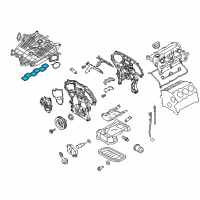 OEM 2017 Infiniti Q50 Gasket-Adapter Diagram - 14032-JK21A