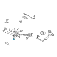 OEM 2007 Honda Fit Bushing, Gear Box Mounting Diagram - 53685-SMG-E01