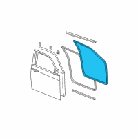 OEM 2010 Dodge Charger WEATHERSTRIP-Front Door Mounted Diagram - 5065991AE