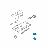 OEM 2007 Kia Sorento Lamp Assembly-Room Diagram - 928503E000CY