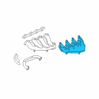 OEM Buick LaCrosse Shield-Exhaust Manifold Heat Diagram - 12569051