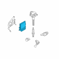 OEM 2012 Infiniti FX35 Engine Control Module Diagram - 23710-3FZ3B