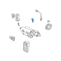 OEM 1999 Acura Integra Valve Assembly, Pcv Diagram - 17130-PM6-G01