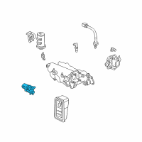 OEM Honda Civic del Sol Valve Assembly, Electronic Air Control Diagram - 36450-P28-A01