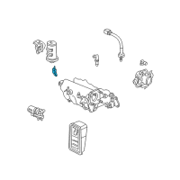 OEM Honda Civic Valve Assembly, Purge Cut Solenoid Diagram - 36162-PT3-Q01