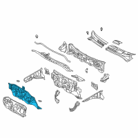 OEM Scion Panel Sub-Assembly, Dash Diagram - 55101-52330