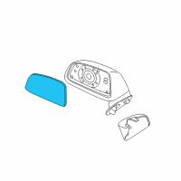OEM Kia Rondo Outside Rear View G/Holder Assembly, Right Diagram - 876211D100