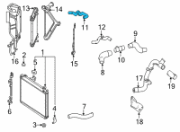 OEM 2019 Toyota Mirai Coolant Hose Diagram - 16B91-77020