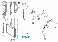 OEM 2020 Toyota Mirai Inlet Hose Clamp Diagram - 16B71-77030