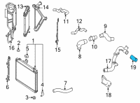 OEM 2019 Toyota Mirai Connector Hose Diagram - 16BF1-77010