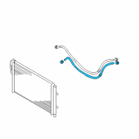 OEM Hyundai Elantra Hose Assembly-Oil Cooling Diagram - 25420-3X100