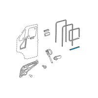 OEM 2004 Dodge Sprinter 3500 WEATHERSTRIP-SILL Front Secondary Diagram - 5123779AA