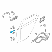 OEM 2018 Nissan Versa Note Check Link Assembly Diagram - 82430-3VA0B