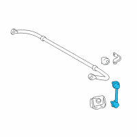 OEM Lexus RX450h Link Sub-Assy, Stabilizer Diagram - 48802-48020