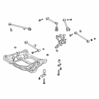 OEM 1999 Acura TL Washer, Arm (Lower) Diagram - 52364-634-020