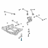 OEM 2002 Honda Accord Bolt, Flange (14X90) Diagram - 90162-S84-A00