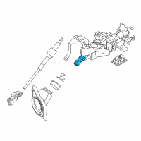 OEM Infiniti QX70 Joint Assy-Steering Column, Upper Diagram - 48070-1AA0A