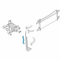 OEM 2017 Nissan Armada Hose-Oil Cooler To Engine Diagram - 21636-1LA0A