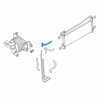 OEM 2018 Nissan Armada Hose-Oil Cooler Diagram - 21633-1LA1A