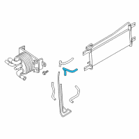 OEM 2021 Nissan Armada Hose-Oil Cooler Diagram - 21634-1LA1A