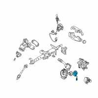 OEM 2006 Kia Sportage Sensor-Angular VELOC Diagram - 934802E100