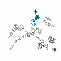 OEM 2005 Kia Sportage Ignition Lock Cylinder Diagram - 819001FD00