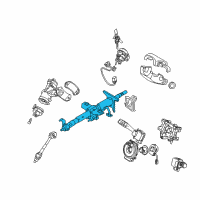 OEM 2010 Kia Sportage Column Assembly-Steering Diagram - 563101F300