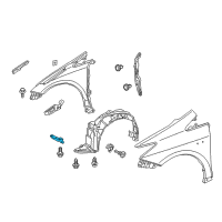 OEM 2015 Toyota Prius Liner Extension Diagram - 53852-47020