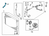 OEM 2022 Kia Carnival Pipe & Tube Assy Diagram - 97761R0100