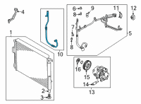 OEM 2022 Kia Carnival Hose-Discharge Diagram - 97762R0100