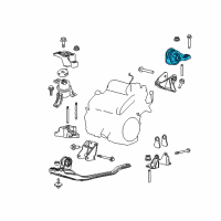 OEM 2011 Ford Escape Rear Mount Diagram - 9L8Z-6068-A