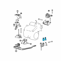 OEM 2011 Ford Escape Bracket Insulator Diagram - 5L8Z-6038-AA