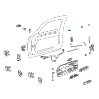 OEM GMC C1500 Actuator Striker Diagram - 15013147