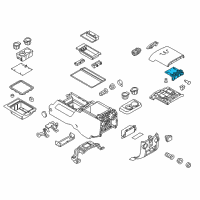 OEM 2013 Ford F-250 Super Duty Hinge Diagram - BC3Z-2804604-A