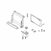 OEM BMW 640i Level Switch, Coolant Diagram - 17-13-7-553-919