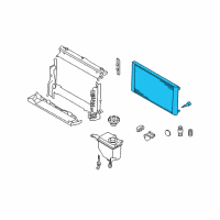 OEM BMW 535i xDrive Radiator Diagram - 17-11-7-795-138