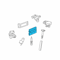 OEM Dodge Nitro Powertrain Control Module Diagram - 5094280AF