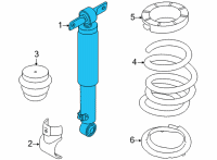 OEM Kia Carnival Shock ABSORBER Assembly Diagram - 55307R0450