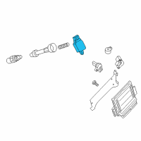 OEM 2017 Nissan Frontier Ignition Coil Assembly Diagram - 22433-8J11C
