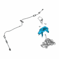 OEM 2009 Ford Fusion Shift Indicator Diagram - 6E5Z-7D443-D