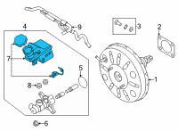 OEM Kia Cadenza Reservoir-Master CYL Diagram - 58529F6500