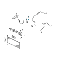 OEM 2002 Honda Insight Pipe, Condenser Diagram - 80331-S3Y-A02