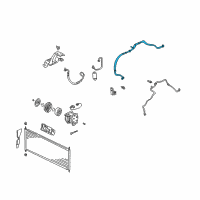 OEM Honda Insight Hose, Suction Diagram - 80311-S3Y-A02