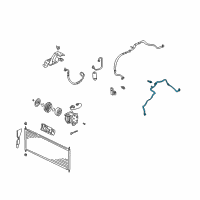 OEM Honda Insight Receiver Pipe Diagram - 80341-S3Y-A04