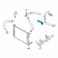 OEM Hyundai Accent Hose Assembly-HTR Diagram - 25472-2M000