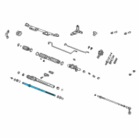 OEM 2002 Honda CR-V Rack, Steering Diagram - 53626-S9A-A02