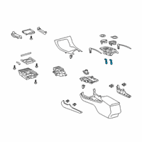 OEM 2019 Toyota Avalon Courtesy Lamp Diagram - 81081-07050