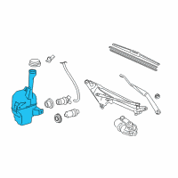 OEM 2007 Toyota Camry Washer Reservoir Diagram - 85315-06140