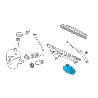 OEM 2007 Toyota Camry Front Motor Diagram - 85110-06060